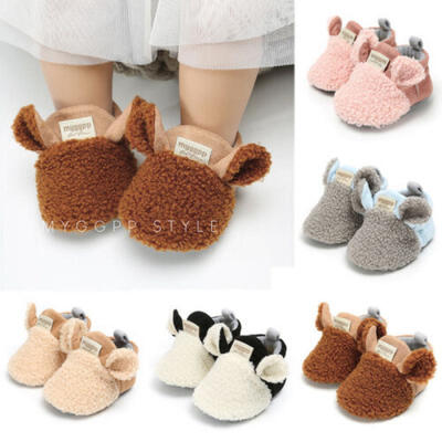 

Baby Infant Kids Girl Bowknot Shoes Soft Sole Crib Prewalker Newborn Shoes