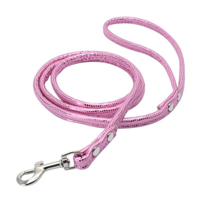 

Pet Cat Puppy Dog Leash Collar Long Smooth Pu Leather Leashes Solid Color Dog Walker Dog Girl Boy Leashes For Puppy Safe Walking
