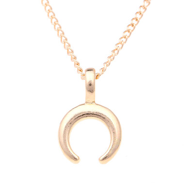 

Fashion Jewelry Let Imagination Shine Crescent Card Moon Choker Necklace Women