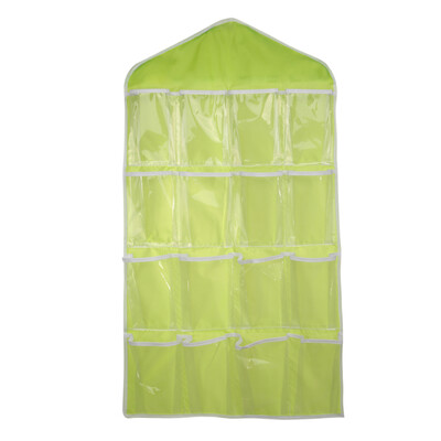 

16 Grid Underwear Bras Socks Ties Shoes Storage Organizer Box Hanging Bags
