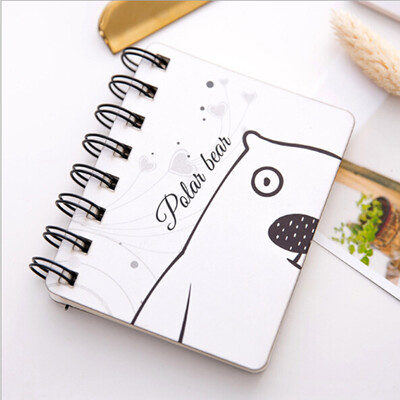 

1Pcs Animal Cartoon Notes Rollover Coil Book Portable Mini Portable Notebook Pocket Notepad