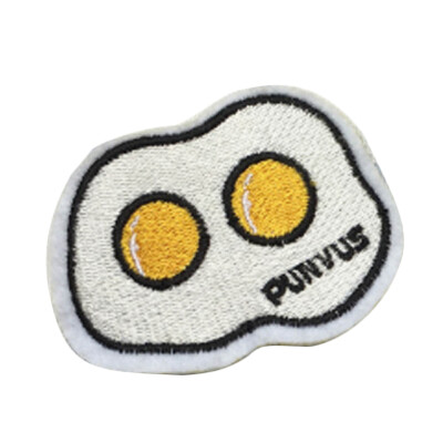 

Cartoon Fried Eggs Brooch Cute Accessories Pin Creative Cartoon Badge Brooch