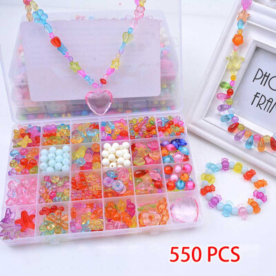 

Colorful Acrylic Bow Bead Diy Beading Hairband Necklace Craft Embelishment