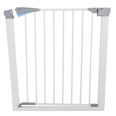 

Pet Safety Gate Door Walk Through Child Toddler Pet Metal Easy Locking Syst