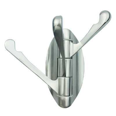 

Swivel Hook Foldable Arms Triple Coat Towel Clothes Hanger Hook Wall Mount Hook Holder for Bathroom Kitchen Bedroom