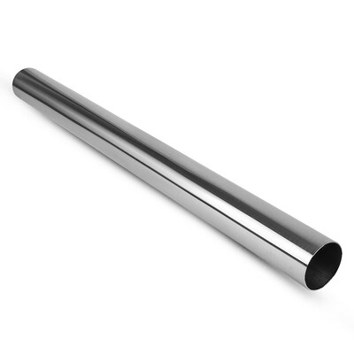 

2pcs OD 3" Inlet Outlet 5FT Long Straight Exhaust Pipes Chrome Stainless Steel