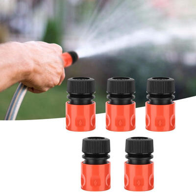 

Greensen 5Pcs 12" Quick Connection Hose Connector Water Pipe Adapter for Home Garden Use
