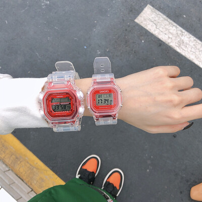 

Simple&Transparent Couple-style Electronic Watch for Female High School Students of the Same Ins Watch