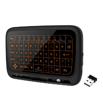 

H18 24GHz Wireless Keyboard Full Touchpad Backlight Keyboard with Large Touch Pad Remote Control for Smart TV Android TV Box PC