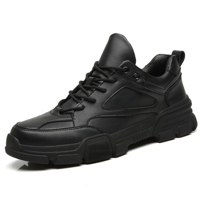 

Joker mens low Martin boots retro British style increased fashion trend wild casual tooling mens Martin shoes