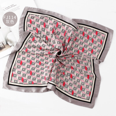 

Scarf female Korean version of the small square spring&autumn tide hair band small fresh Korean professional silk scarf decorative scarf FJ114