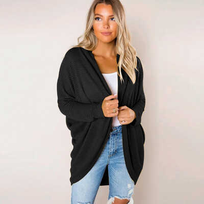 

Toponeto Women Long Sleeve Knitwear Open Front Casual Cardigan Sweaters Outerwear