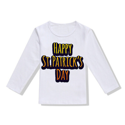 

Toddler Baby Girls Boys StPatricks Day T Shirt Irish National Day Tops Blouse