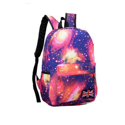 

2018 New Style Fashion Hot Unisex Backpack Oxford Cloth Rucksack Bag Print Galaxy Zipper High Capacity