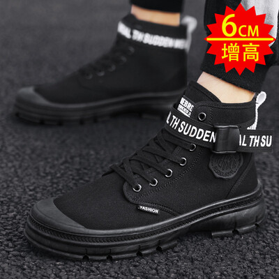 

Mens Shoes In Autumn Hip-Up Martin Boots Korean Fashion Board Shoes Hip-Up Sports Shoes