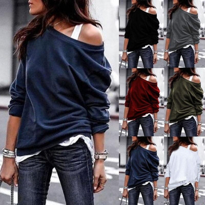 

Cross-border special offer for new products 6 colors 2018 autumn&winter fashion round neck long-sleeved T-shirt womens shirt