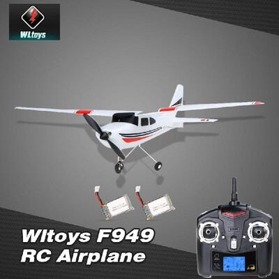 

Original Wltoys F949 24G 3CH RC Airplane Fixed Wing Plane Outdoor Toys with One Extra Battery
