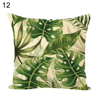 

Monstera Leaves Square Throw Pillow Case Cushion Cover Home Sofa Bed Car Decor