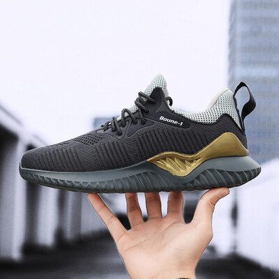 

1810 running sneakers trend mesh cloth flying woven multicolor mens shoes casual Korean version of the light tide shoes