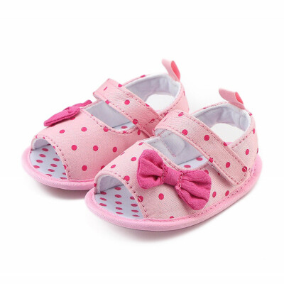 

Newborn Baby Boys Girls Crib Prewalker Soft Sole Anti-slip Sneakers Shoes