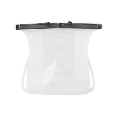 

Household Silicone Fridge Food Fresh Bag Vegetable Fruit Storage Sealed Sack