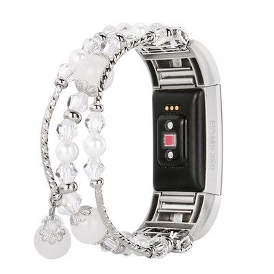 

〖Follure〗Fashion Sports Beaded Bracelet Strap Band For Fitbit Charge 2 PK
