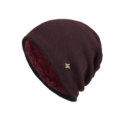 

Unisex Headwear Knitted Cap Winter Warmer Hat For Skiing Cycling Running Gear