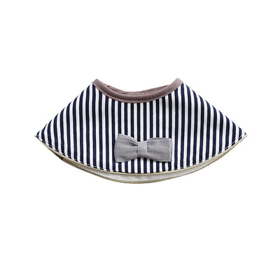 

Baby Bibs Burp Cloth Drooling Teething Waterproof Bibs Striped Bowknot Fake Tie Towels Cotton