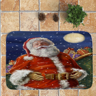 

Tailored Christmas Festival Entrance Door Bathroom Mat Indoor Bath Decor