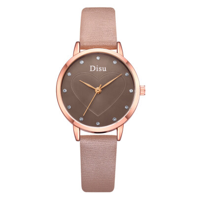 

Quartz watch 2019 new pu strap simple watch trend temperament ladies watch