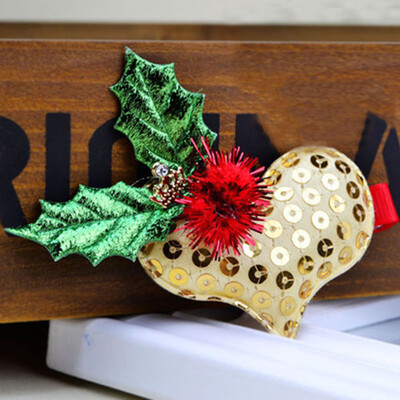

Fashion Christmas Tree Hair Clip Children Bow knot Hairpins Kids Hair Girl Gift