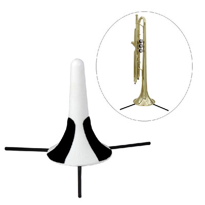 

Portable Trumpet Tripod Stand Holder Support ABS Material with Detachable Metal Leg