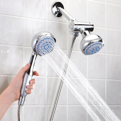

Anself 6" Automatic LED Light Shower Head Bath Sprinkler for Bathroom Temperature Control 3 Colors Changing