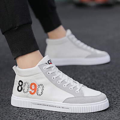

Autumn Korean version of Joker mens canvas heighten shoes casual mens shoes summer tide shoes
