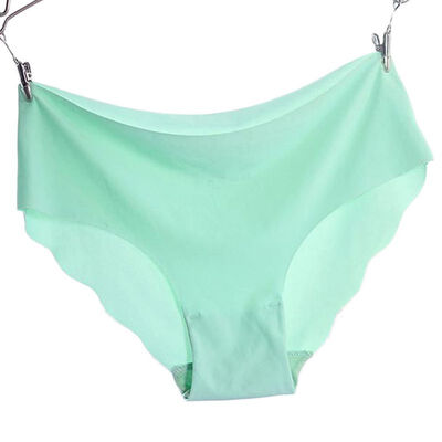 

2018 Hot Sale Fashion Women Seamless Ultra-thin Solid Underwear Girls s Panties Intimates Breathable briefs drop shipping V2