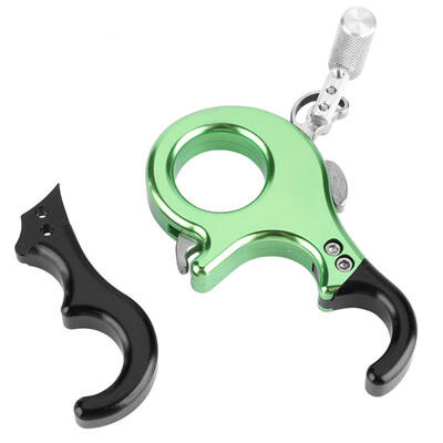 

Greensen Aluminum Alloy Archery Arrow Release Aids Finger Grip Caliper for Compound Hunting Bow