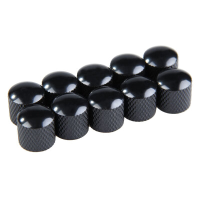 

10Pcs 3Colors Cool Metal Materiel Dome Volume Tone Control Knobs for Guitar