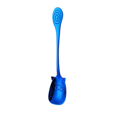 

1Pcs Cute Pig Creative Cartoon Antihot Spoon Household Spoon Fork Stainless Steel Children Tableware For Eating Fruit