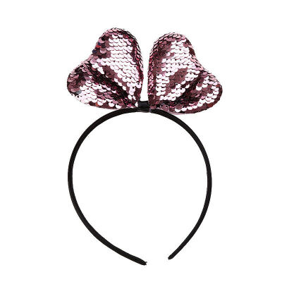 

1Pcs Baby Girls Sequins Glitter Bow Knot Headband Hair band Costume Party Cosplay