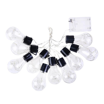 

Portable Modern Simple Originality Pothook Bulb Decorative Lamp String With Copper Wire Cell Case
