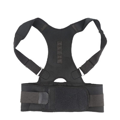 

Magnetic Posture Corrector Adjustable Back Shoulder Waist Support Braces Body Straighten Humpback Slouch Prevent Belt Pain Relief