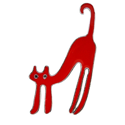 

Fashion Jewelry Enamel Cute Cat Collar Brooch Pin Women Party Gift