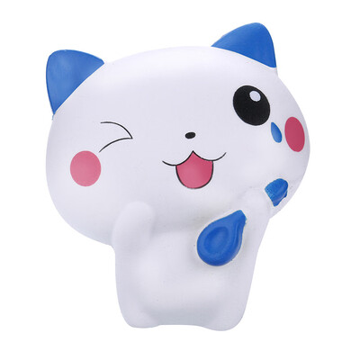 

Gotoamei Squishy Jumbo Kawaii Cat Soft Slow Rising Cream Scented Stress Relief Toy Gift
