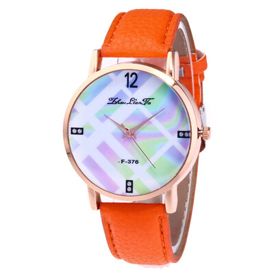 

Dream lattice Womens Casual Quartz Leather Band Analog Wristwatches womens watch casual quartz Hours woman watch 2018 &Ff