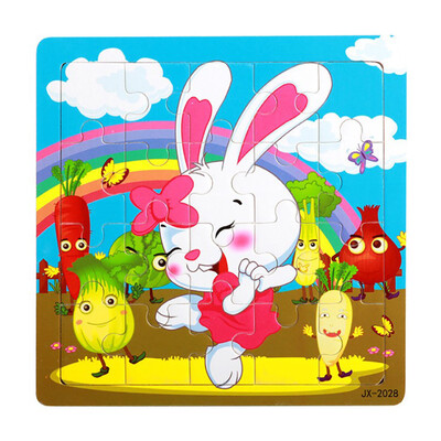

Gotoamei Wooden Puzzle Educational Developmental Baby Kids Training Toy