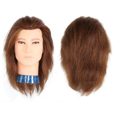 

Greensen Human Hair Mannequin Head Wig for Styling Practice Hairdressing Training Wig