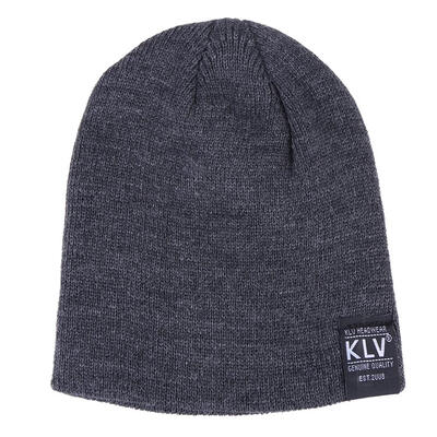 

Children Pure Color Pinstripe Short Skiing Hat Kids Warm Woolen Hat