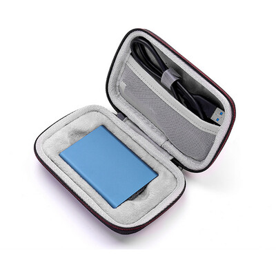 

EVA Travel Carrying Bag Protective Cover Hard Case Storage for Samsung T5 SSD with Zipper