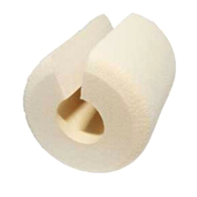 

Foam Material Anti-folder Hand Door Clip Cylinder Thick Type Finger Pinch Door Guard Stopper Hinge for Child Safety - Brown