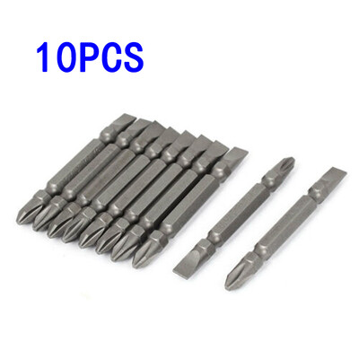 

10pcs 65mm PH2 Screw Driver Bits Screwdriver Bits Phillips Double End Magnetic